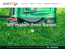 Tablet Screenshot of kinetiqa.de